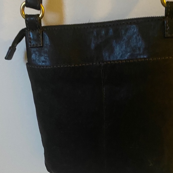 Fossil Black Leather Crossbody Bag - Picture 7 of 9